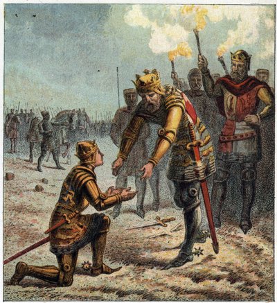 100-års krig: Edward Plantagenet (Edward av Woodstock Brackembury av English School