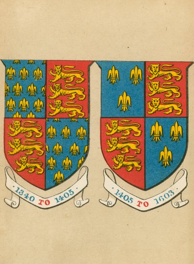 1340 til 1405, 1405 til 1603 av English School