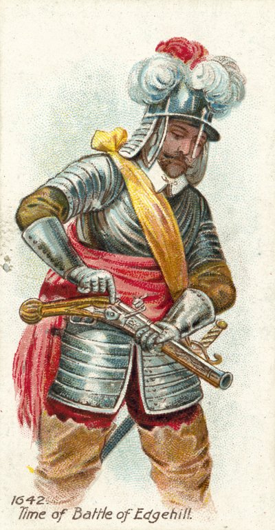 1642, tid for slaget ved Edgehill av English School