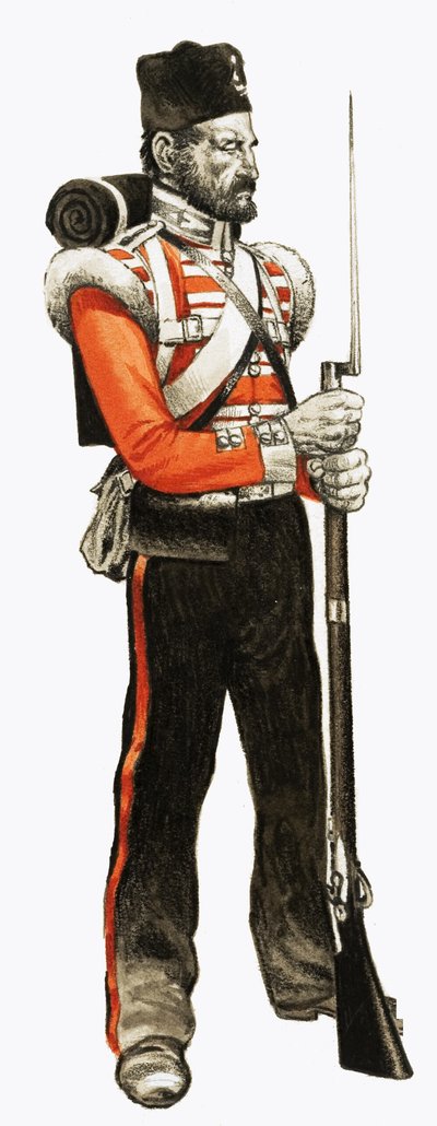 89. Fot menig 1854 Grenadier av English School