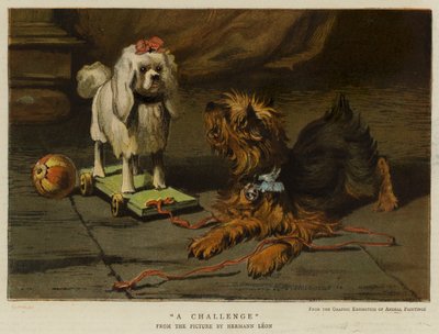 En utfordring (kromolitho) av English School