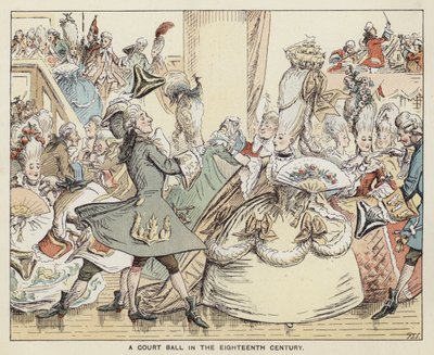 Et hoffball på 1700-tallet av English School