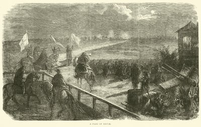 Et flagg av våpenhvile, desember 1870 av English School
