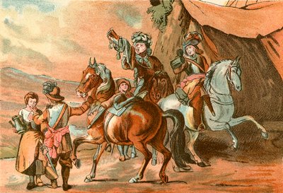 En stans av offiserer av English School