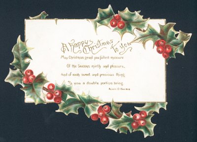 God jul til deg - julekort av English School