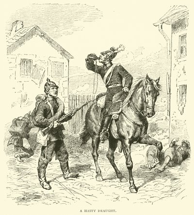 Et forhastet trekk, januar 1871 av English School