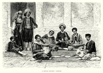 En jødisk konsert: Tlemcen (gravering) av English School