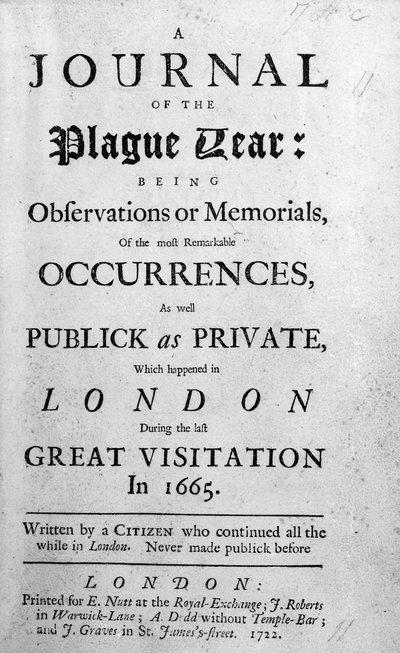 A Journal of the Pest Year, 1665 av English School