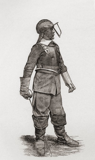 A Light Horseman fra Oliver Cromwells tid, fra 