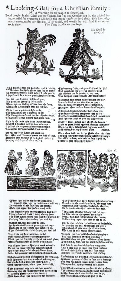 Et utseende for en kristen familie, ca. 1665 av English School