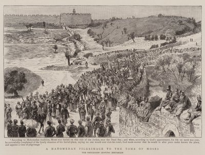 En mahomedan pilegrimsreise til Moses