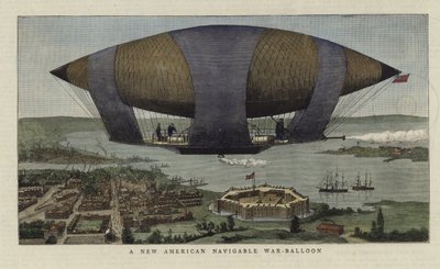 En ny amerikansk navigerbar krigsballong av English School