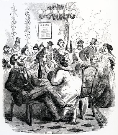 Et natthus i Haymarket av English School