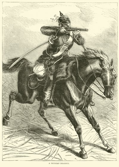 En prøyssisk dragon, september 1870 av English School