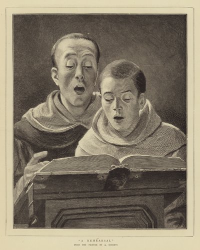 Eine Probe (Gravur) von English School