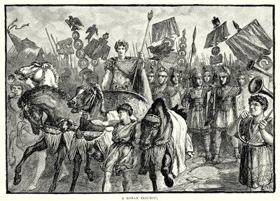 En romersk triumf (gravering) av English School