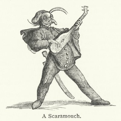 En Scaramouch (gravering) av English School