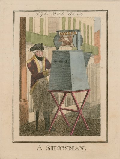 A Showman, Hyde Park Corner av English School