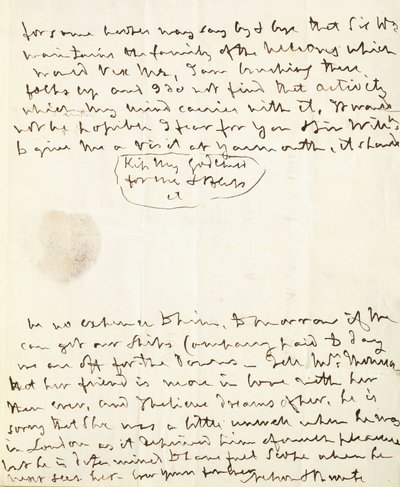 Et signert autografert brev til Lady Hamilton, 1801 av English School