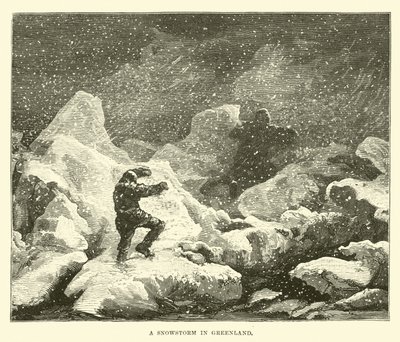 Snøstorm på Grønland av English School