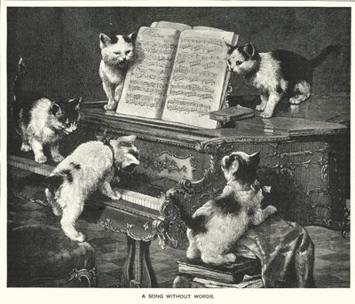 En sang uten ord (gravering) av English School