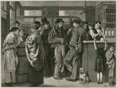 En søndag ettermiddag i et gin-palass, hentet fra livet av English School