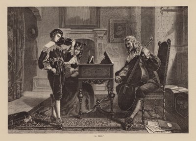 quot;En trioquot; (gravering) av English School