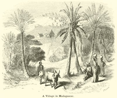 En landsby på Madagaskar av English School