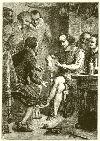 En vitskamp mellom Shakespeare og Ben Jonson av English School