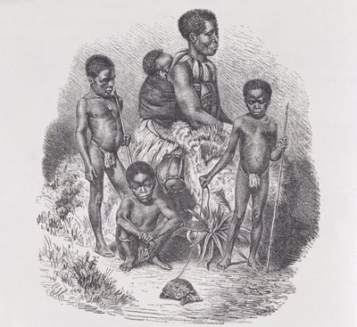 En Zulu-familie, fra 
