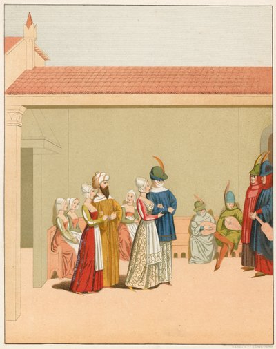 En karnevalsscene, 1400-tallet av English School