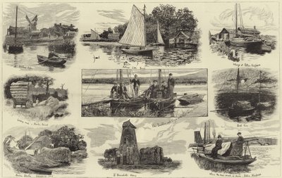 Et cruise på Norfolk Broads av English School