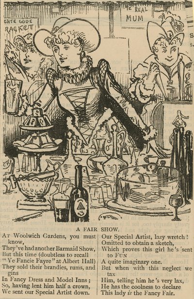 Et rettferdig show på Woolwich Gardens av English School
