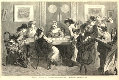 En fasjonabel kvinnelig farobank av English School