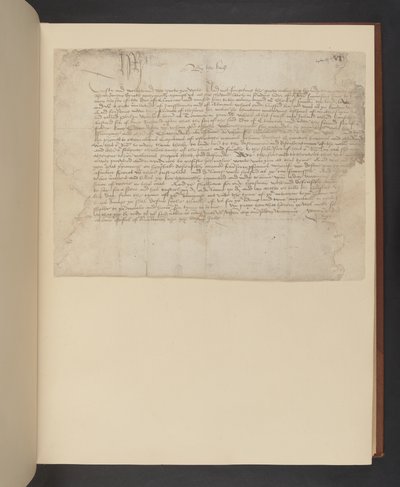 Et brev skrevet av Henrik VIIs til ridderen Sir Gilbert Talbot, Add MS 46454, f.6r av English School