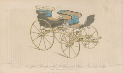 En lett Phaeton med Ackermanns patenterte bevegelige aksler av English School