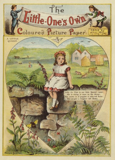 En liten dronning (chromolitho) av English School