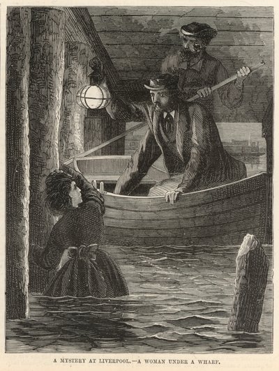 Et mysterium i Liverpool; En kvinne under en brygge av English School