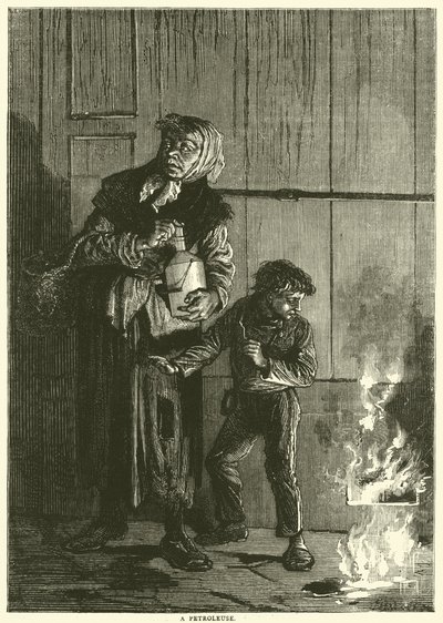 En petroleuse, april 1871 av English School