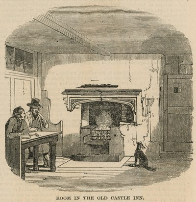 Ein Raum in der Alten Schloss Taverne, Kentish Town, London von English School