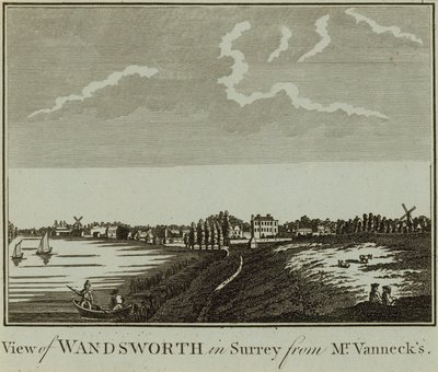 Utsikt over Wandsworth i Surrey av English School