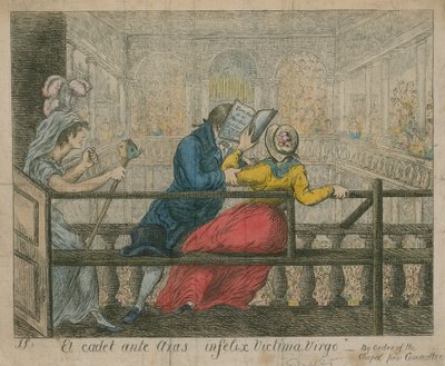 En kvinne blir kastet ut fra kirkebenkene til Foundling Hospital Chapel av English School