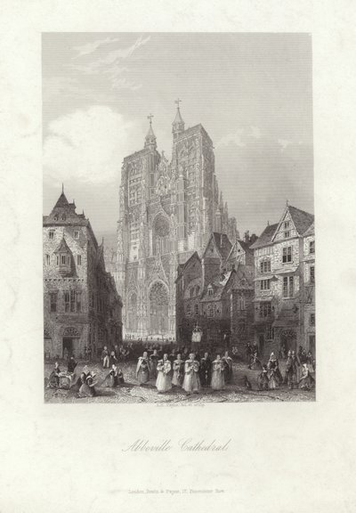 Abbeville katedral av English School