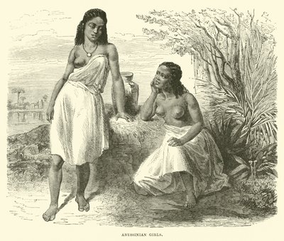 Abessinische Mädchen von English School