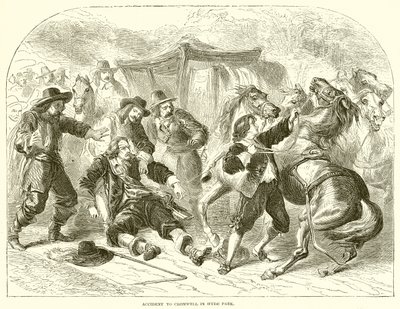 Ulykke med Cromwell i Hyde Park av English School