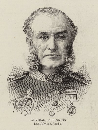 Admiral Codrington (gravering) av English School