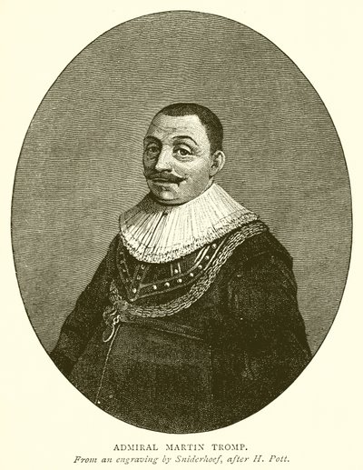 Admiral Martin Tromp av English School