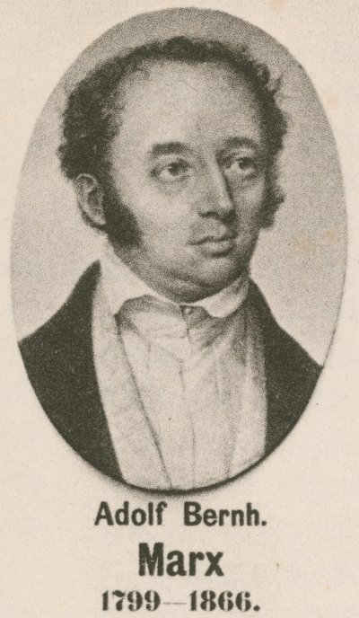 Adolf Bernhard Marx (gravyr) av English School