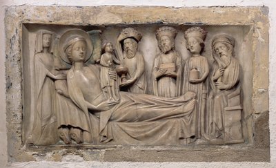 Adoration of the Magi, ca. 1350 (alabast) av English School