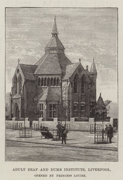 Adult Deaf and Dumb Institute, Liverpool, åpnet av prinsesse Louise av English School